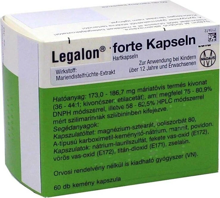 EMRAmed Legalon forte Madaus Hartkapseln, 60 Stück