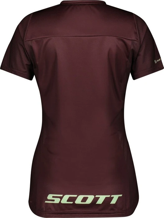 Scott Trail Vertic Trikot kurzarm maroon red (Damen)
