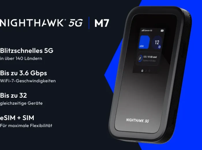 Netgear Nighthawk M7, 5G, BE3600