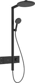 Hansgrohe Raindance Alive S Showerpipe 300 1jet EcoSmart mit ShowerSelect Comfort mattschwarz
