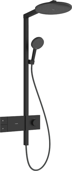 Hansgrohe Raindance Alive S Showerpipe 300 1jet EcoSmart mit ShowerSelect Comfort mattschwarz