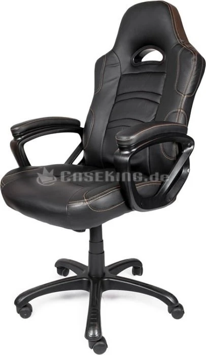 Arozzi Enzo Gamingstuhl, schwarz