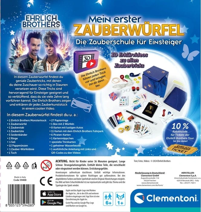 Clementoni Ehrlich Brothers Mein erster Zauberwürfel