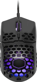 Cooler Master MasterMouse MM711 RGB Gaming Maus schwarz glänzend, USB