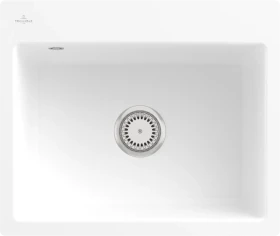 Villeroy & Boch Subway 60 S flat flächenbündig Becken mittig stone white