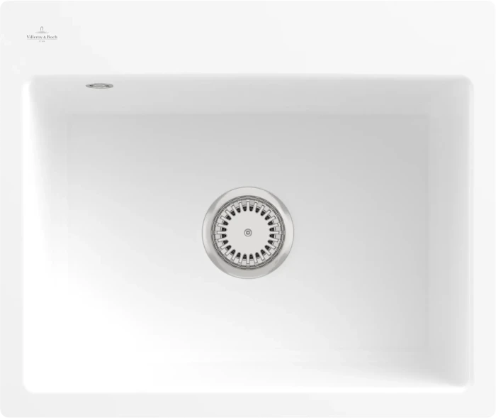 Villeroy & Boch Subway 60 S flat flächenbündig Becken mittig stone white