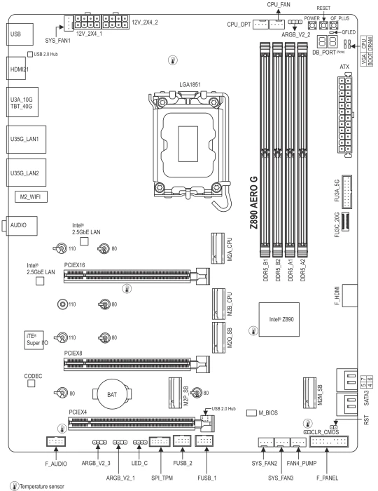 GIGABYTE Z890 Aero G (Intel 1851)