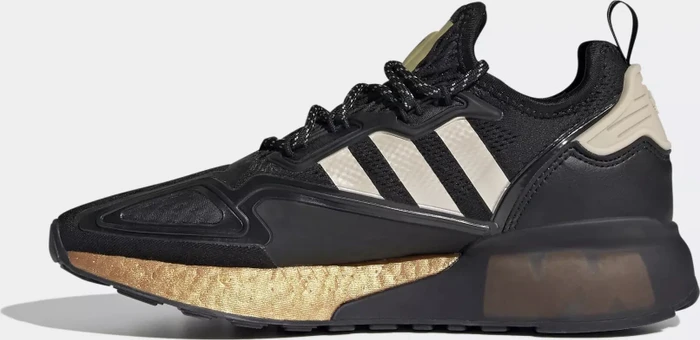 adidas ZX 2K Boost core black/linen/gold metallic (Damen)