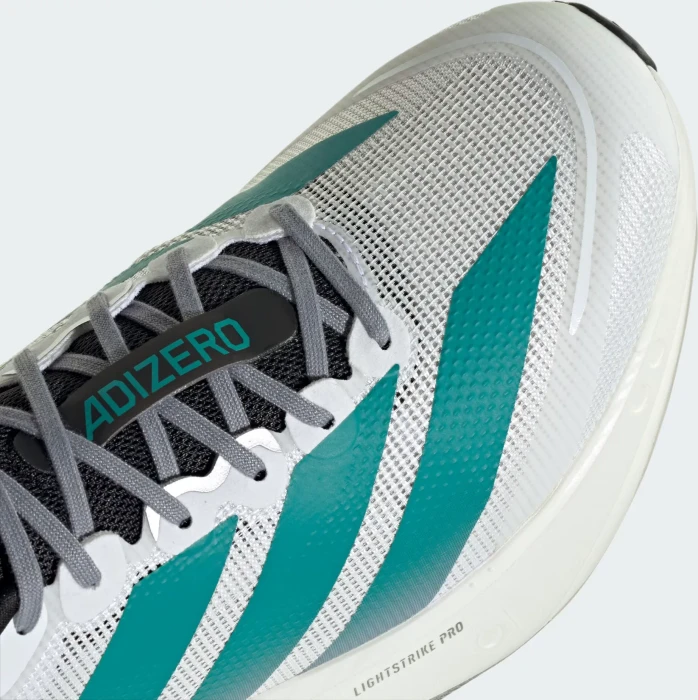 adidas Adizero Boston 13 cloud white/pure teal/grey (Herren)