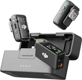 DJI Mic 2, 2 Sender + 1 Empfänger + Ladeschale, Shadow Black
