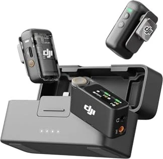DJI Mic 2, 2 Sender + 1 Empfänger + Ladeschale, Shadow Black
