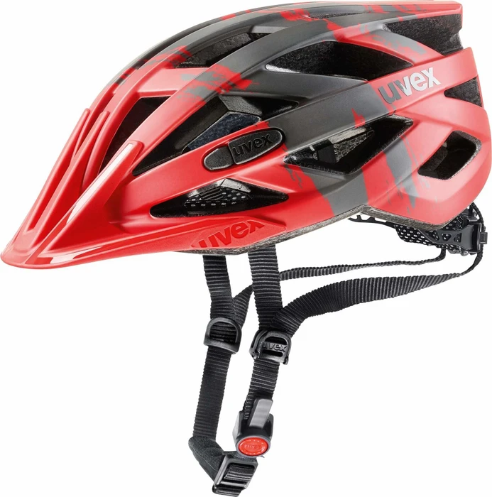 UVEX I-VO CC Helm red/darksilver mat