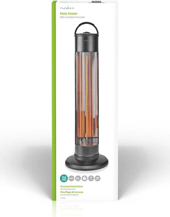 Nedis HTPA20EBK Terrassenheizer