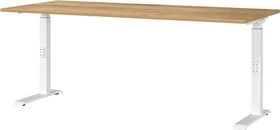 Germania 7912-242 Schreibtisch 180x80cm Eiche/weiß
