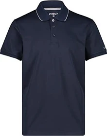 CMP Einfarbiges Pique Poloshirt kurzarm b. blue/cemento (Herren)