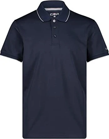 CMP Einfarbiges Pique Poloshirt kurzarm b. blue/cemento (Herren)
