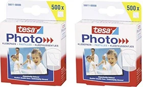 tesa Klebepads Big Pack transparent, Klebepad, 13mm/10mm, 500 Stück