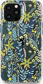tech21 Evo Art Botanical Garden für Apple iPhone 12 Pro Max blau