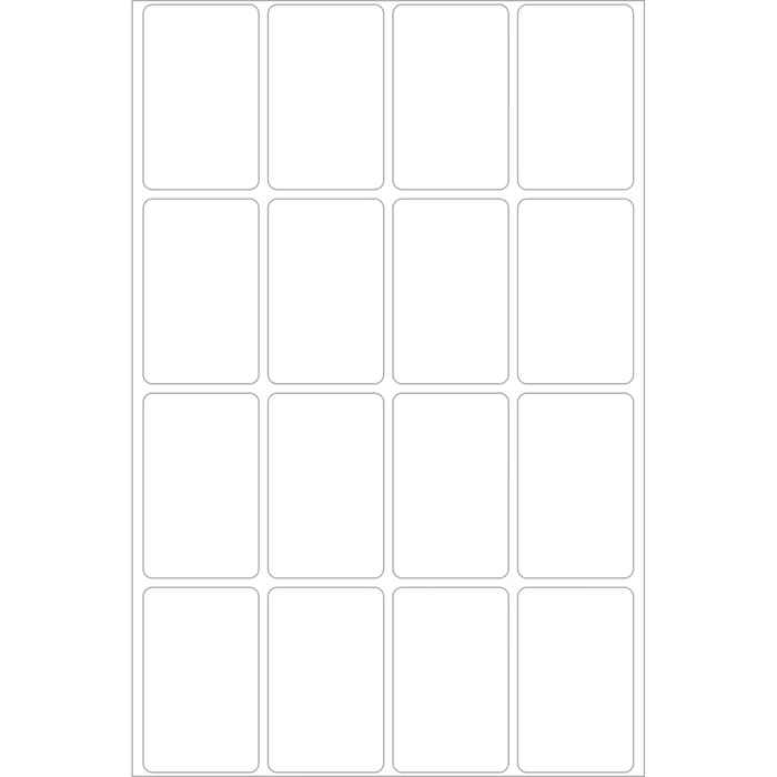 Herma Vielzwecketiketten, 25x40mm, weiß, 32 Blatt (512 Etiketten)