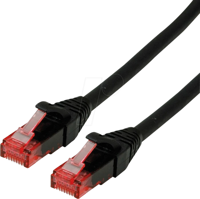 Roline / Secomp LSZH GHMT Patchkabel, Cat6, U/UTP, RJ-45/RJ-45, 0.3m, blau