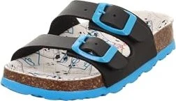 Superfit Fussbettpantoffel blau/mehrfarbig (Junior)