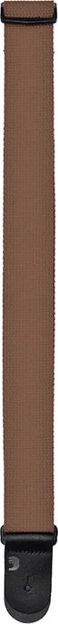 D'Addario Cotton Guitar Strap Brown