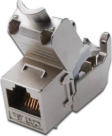 Digitus Keystone Modul RJ-45 Buchse via Verlegekabel Cat6a, 2er-Pack