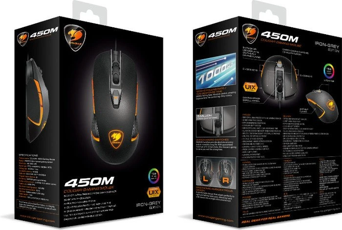 Cougar 450M Iron Grey, USB