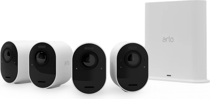 Arlo Ultra 2 Kit weiß, 4 Kameras, Set