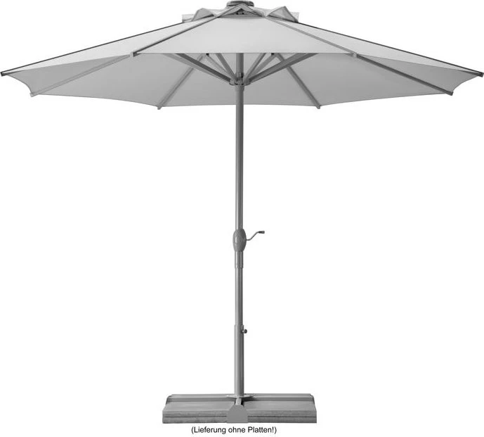 Schneider Rooftop Sonnenschirm 350cm silbergrau