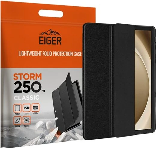 Eiger Eiger Peak Folio-Case für Samsung Galaxy Tab A9+ (2023), schwarz