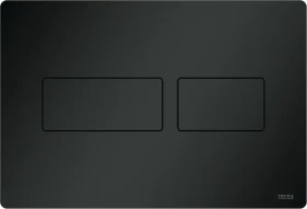 TECE TECEsolid WC-Betätigungsplatte für Zweimengentechnik 220x150x6mm schwarz matt