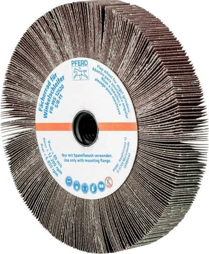 Pferd FR WS 12520 5/8-11 A 180 Lamellenschleifwalze K180, 125x20mm, 2 Stück