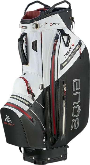 Big Max Aqua Tour 4 Golftasche white/black/merlot