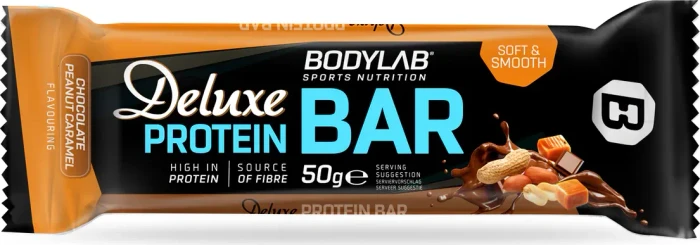 BodyLab24 Deluxe Protein Bar Chocolate Peanut Caramel 12x50g