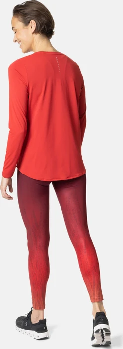 Odlo Zeroweight Chill-Tec Laufshirt langarm american beauty (Damen)