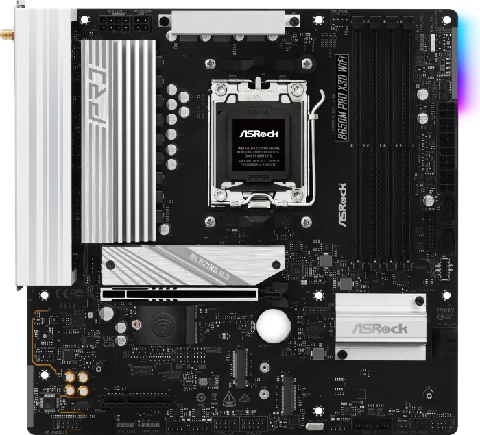 ASRock B650M Pro X3D WiFi (AMD AM5)