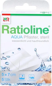 Lohmann & Rauscher Ratioline Aqua Duschpflaster steril, 5 x 7cm, 5 Stück