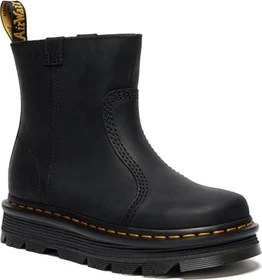 Dr. Martens Zebzag Rigger Slip On Leather Boots schwarz