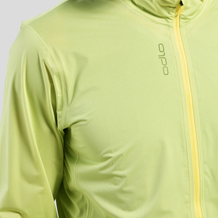 Odlo Zeroweight Performance Knit Fahrradjacke shadow lime (Herren)