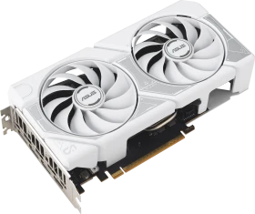 ASUS Dual GeForce RTX 5060 White OC Edition, DUAL-RTX5060-O8G-WHITE, 8GB GDDR7, HDMI, 3x DP