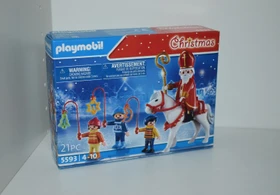 playmobil Weihnachten St. Nikolaus mit Laternenzug