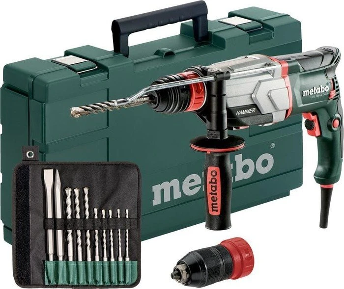 Metabo UHE 2660-2 Quick Set Multi Elektro-Bohr-/Meißelhammer inkl. Koffer + Zubehör