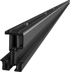 SL Rack Fassadensystem unten 4575mm schwarz eloxiert