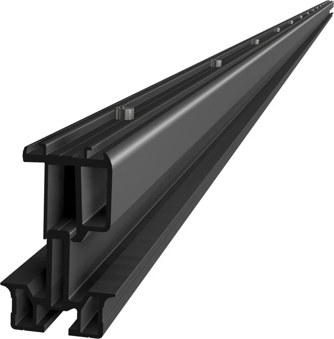 SL Rack Fassadensystem unten 4575mm schwarz eloxiert