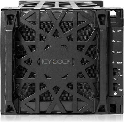 Icy Dock MB174U3S-4SB Black Vortex