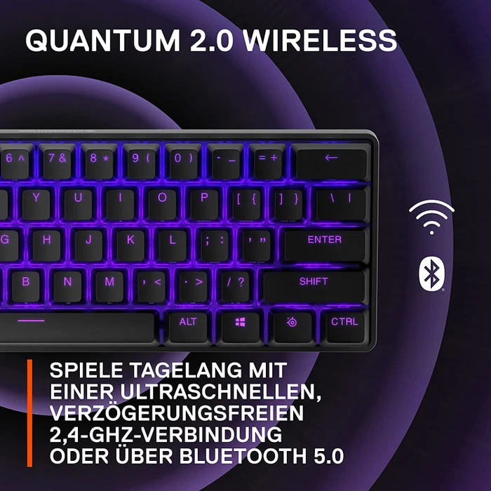 SteelSeries Apex Pro Mini Wireless, OmniPoint 2.0, USB/Bluetooth, ND