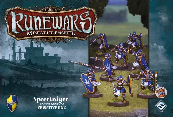 Runewars Miniaturenspiel - Speerträger Einheit-Erweiterung