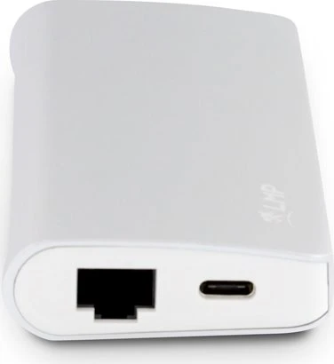 LMP USB-C Travel Dock, 9-Port, USB-C 3.0 [Stecker], silber