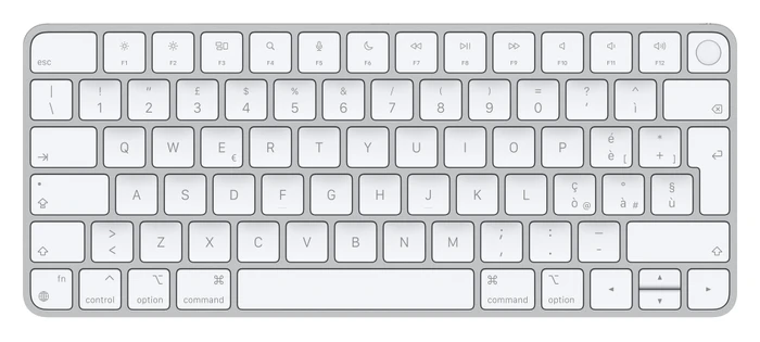 Apple Magic Keyboard mit Touch ID für Mac mit Apple Chip, silber, USB/Bluetooth, IT